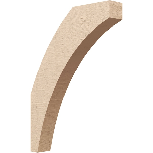 Ekena Millwork 3-inch W x 18-inch D x 24-inch H Thorton Rough Cedar Woodgrain TimberThane Knee Brace, Primed BRCUR03X18X24THRRCPR - main